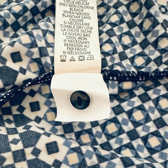 Max Studio NWT Geometric Sheath Midi Dress, Women’s Size Small, Pleated Skirt - Picture 14 of 16